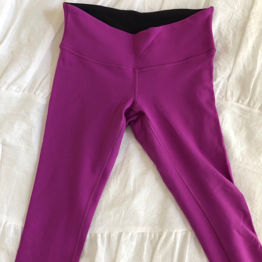 lululemon reversible, cropped leggings